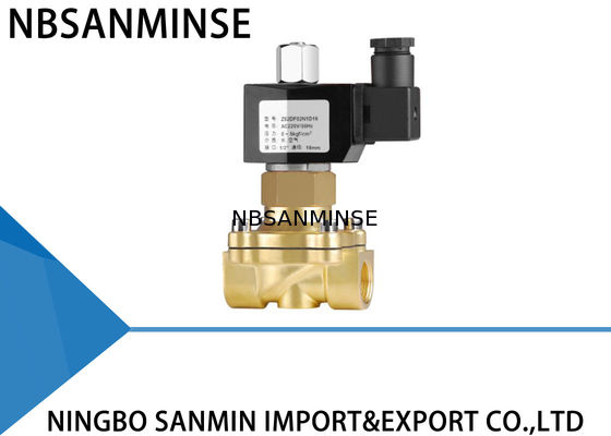 Z6 Anti Ledakan Forged Brass Solenoid Valve Biasanya Terbuka 0 - 65 ℃ Suhu