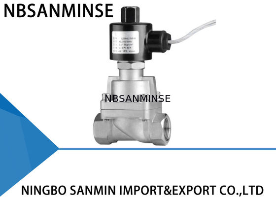 A4 SS / Kuningan Solenoid Valve 3/4 "1" 2 "Keandalan Ramah Lingkungan