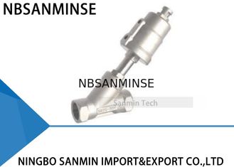 JDF100 2 Way Stainless Steel Pneumatic Angle Seat Valve Actuator Piston Control Valve Untuk Udara Minyak Gas