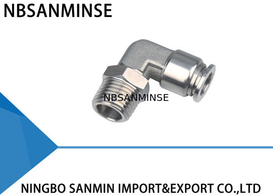 Suhu Tinggi SS316L Stainless Steel Air Fitting Rilis Cepat Produksi makanan Anticorrosion