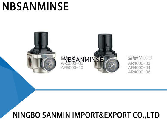 AR Sanmin Pneumatic Air Pressure Regulator 100% Uji Air Untuk Mesin Otomatis