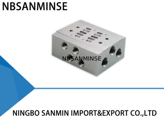 Bagian Katup Solenoid Pneumatik Manifold Base SMC AirTAC CKD Tipe Koganei