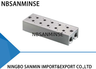 ISO Pneumatic Solenoid Valve Manifold Assembly untuk Airtac Festo Parker CKD SMC Valve Combination Base