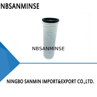 Stripe Anti Static Polyester Needle Felt Dust Bag Tahan Suhu Jangka Panjang Baghouse filter bag