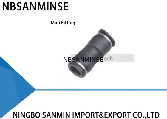 PU - C Compact Satu Sentuhan Fitting Mini Fitting Pneumatic Fitting Air Plastik Fitting Tube Union Sanmin Lurus