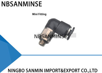 PL - C Compact One Touch Fitting Mini Fittings Plastik Pneumatic Parts Dorong Udara Sanmin Fitting Siku