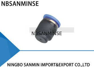 PPF Selang Pneumatic Quick Connect End Cap Air Fittings Lurus Dorong Penutup Sanmin Berkualitas Tinggi