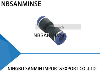 Jenis PUC Pneumatic Fitting Air Plastik Fitting Tube Fitting Connector Kompresor Tabung Union Lurus Sanmin