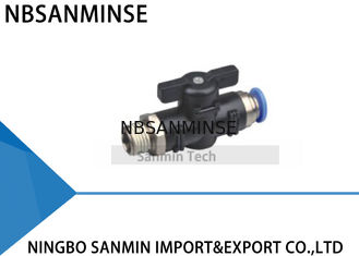 Pengontrol Aliran Udara BVC Pneumatic Compact Mini Ball Valve Sanmin Berkualitas Tinggi