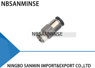PCVC Check Valve Pneumatic Air One Way Non Return Valves Kuningan Thread Push In Fitting Sanmin