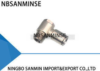 PHT BSPT (R) Thread Semua Logam Kuningan Fitting Pria Thread Pneumatic Push In Air Fittings