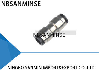 PUP Pneumatic Air Fittings Dengan Lengan Plastik Push - In Fitting Union Straight