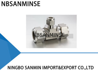 RUT Union Tee Stainless Steel SS316L Pipa Pas Pneumatic Air Fitting Sanmin Berkualitas Tinggi