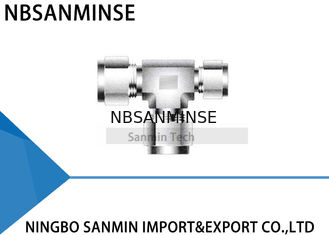RUBT Union Tee Stainless Steel SS316L Pipa Pas Pneumatic Air Fitting Sanmin Berkualitas Tinggi