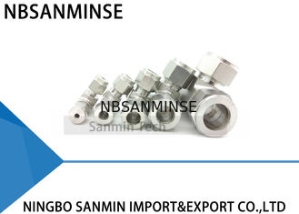 UT Union Tee Stainless Steel SS316L Pneumatic Tube Fitting Pipa Pas Sanmin Berkualitas Tinggi