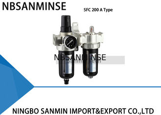 Lubricator Regulator Filter Udara Dua Unit FRL Unit Kompresor Filter Regulator Udara Sanmin
