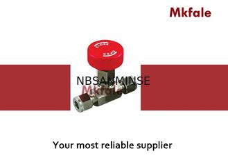 MNV Mini Gas Needle Hidrolik Ball Valve Tabung End Koneksi Jenis Sudut