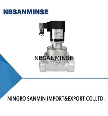 304 Stainless Steel Chemical Solenoid Valve dengan tegangan DC12V-AC380V dan suhu kerja 5-50°C