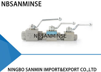 Hidrolik Ball Valve Tekanan Tinggi KHB 1/8 1/4 3/8 1/2 Baja Karbon NPT G Manual Valve Engineer Industry On Off valve