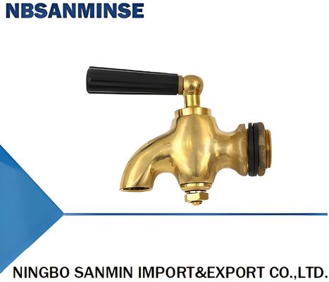 Copper Wood Handle Hot Water Nozzle 1 Inch Water Solenoid Valve 220v
