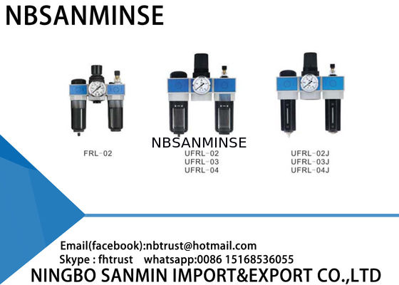 UFRL Pneumatic Filter Regulator Lubricator Unit Air FRL Dengan Anti Acid Bowl