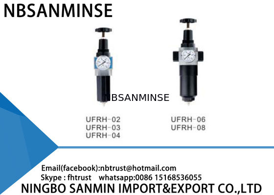 Lubricator Filter Udara Regulator UFRH yang Dapat Disesuaikan - 10 ℃ - 60 ℃ Suhu Sekitar