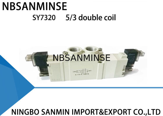 SY7000 Kecil Smc Solenoid Valve Manifold Mounted Secara Individual Keandalan Tinggi