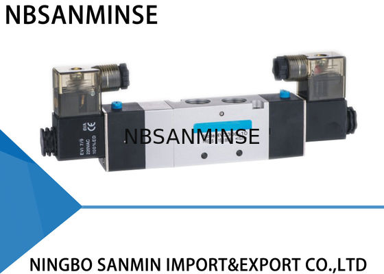 Tekanan Tinggi Pneumatic Solenoid Valve Air Directional Control Valve 4V 300 Series