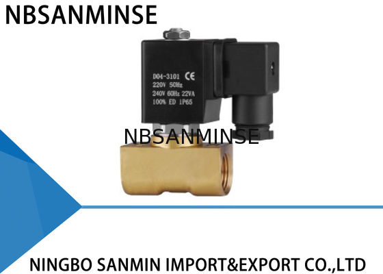 Aliran Tinggi Kuningan Solenoid Valve Diafragma Solenoid Valve P1 Compact Series