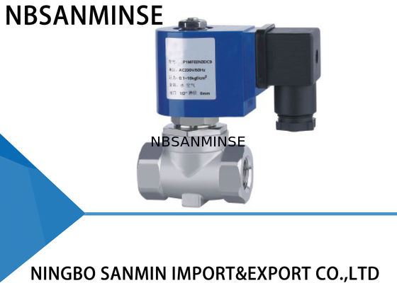 P4 Mini Kuningan / SS 316 Listrik Solenoid Valve Air Pilot Dioperasikan Tindakan