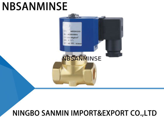 P4 Mini Kuningan / SS 316 Listrik Solenoid Valve Air Pilot Dioperasikan Tindakan