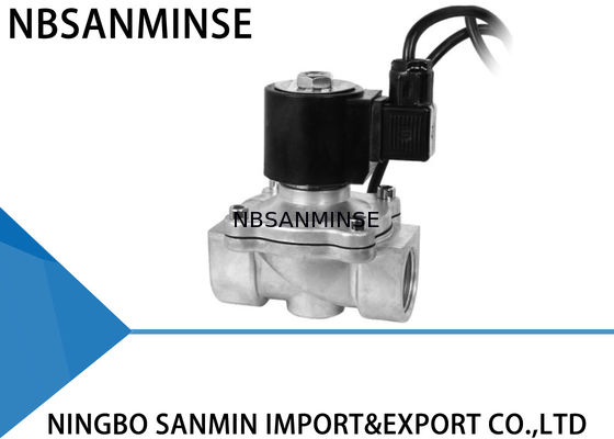 F1 Cast Iron Oil / Bawah Air Solenoid Valve Tegangan Rendah 15 mm - 150 mm Lubang