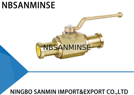 KHB KHM Mematikan Hidrolik Ball Valve Carbon Steel 16mm 20mm 25mm Diameter Dengan SAE Flange