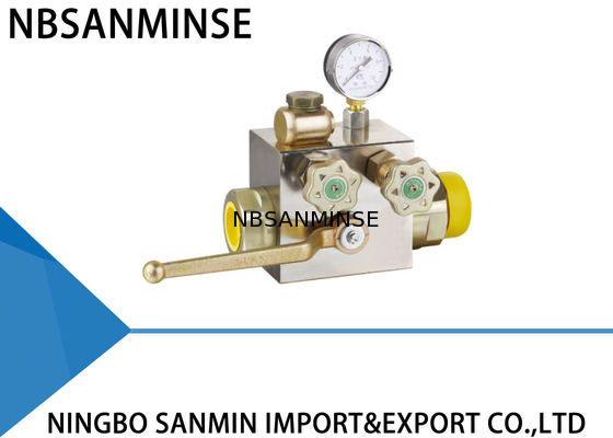 AQF Kecil Hidrolik Solenoid Valve, Katup Bola Keselamatan Tinggi Untuk Akumulator