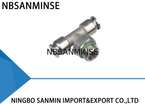 Metrik Aliran Tinggi Stainless Steel Air Fittings - 20 ℃ - 140 ℃ Suhu