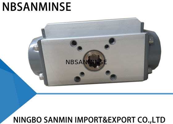 AT Aksi Ganda Pneumatic Valve Actuator Aluminium Alloy Body Sertifikasi ISO9001