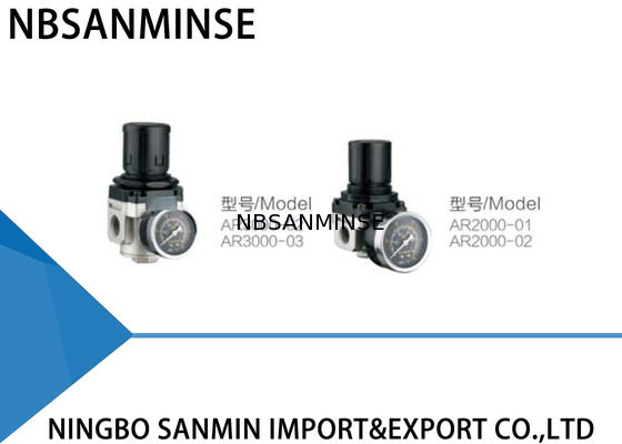 AR Sanmin Pneumatic Air Pressure Regulator 100% Uji Air Untuk Mesin Otomatis