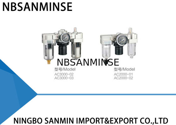 AC Air Compressor Filter Regulator Lubricator Unit Sertifikasi ISO9001