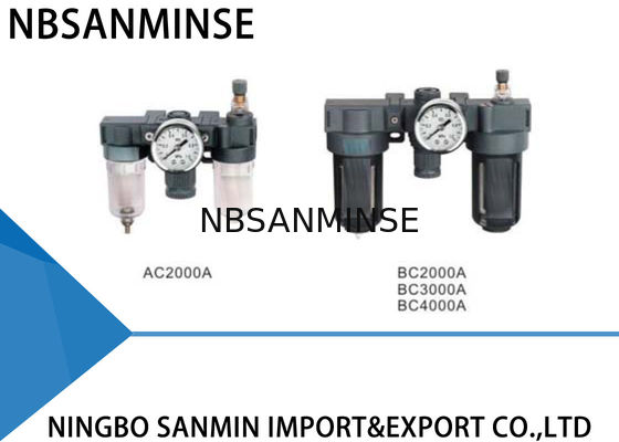 Profesional SMC Filter Regulator Lubricator Pneumatic FRL Unit AC BC Series