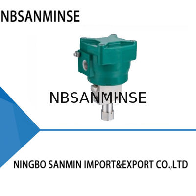 SANMIN 2 Posisi 3 Arah Akting Langsung Explosion Proof Solenoid Valve 0-1.0Mpa HNBR + PUR Seal Aluminium Housing SUS316L