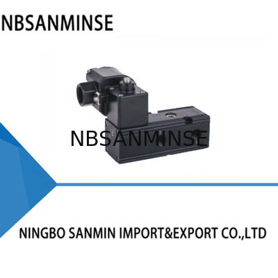 Tipe tabung pelat Single Coil Pneumatic Solenoid Valve 0.15-0.8Mpa NBR Seal DC24V 3.5W
