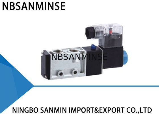 ST Five Port G1 / 4 "Thread Pipe Solenoid Valve, Pneumatic Directional Control Valve