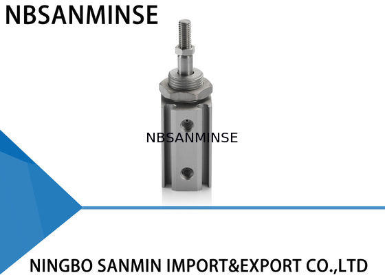 Karet Bumper Single Rod Pin Air Pneumatic Cylinder Dengan Thread / Tanpa Thread