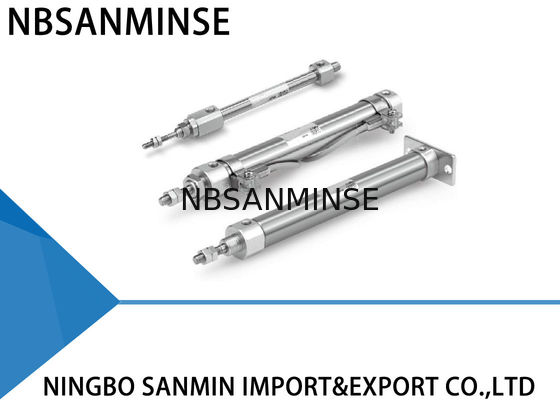 Double Acting Single Rod Pneumatic Air Cylinder Bore Ukuran 6/10/16 1MPa