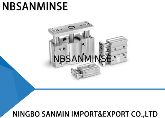 MGP Series Compact Guided Pneumatic Cylinder 12 - 100mm Bore Ukuran Aksi Bertindak Ganda