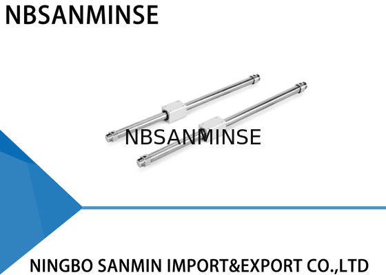 Silinder Tanpa Batang Yang Digabungkan Secara Magnet / Silinder Pneumatik Tipe Dasar Magnetik