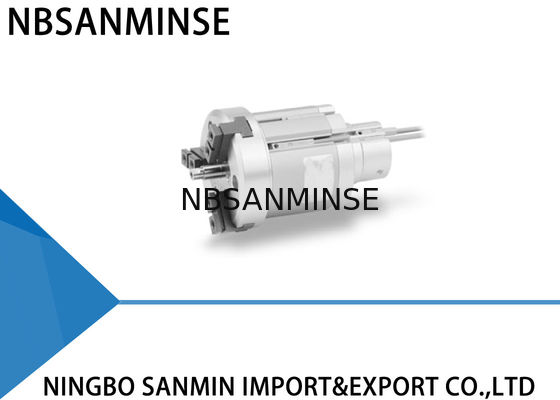 MHSH3 Series Tipe Paralel Air Cylinder Gripper 3 Jenis Jari Melalui Tipe Lubang