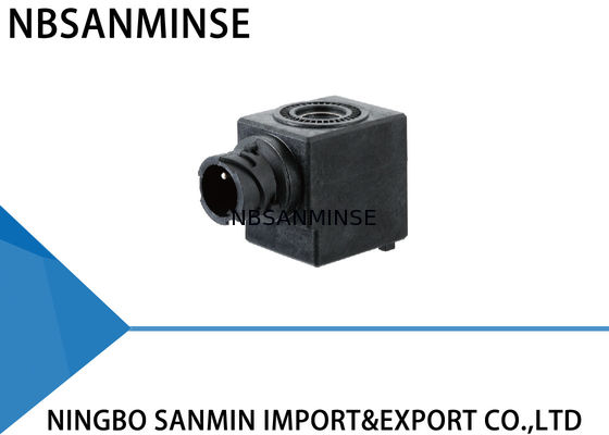 Mobil Kelas F / H 10W DC24V Solenoid Valve Coil Plug Type HL012 UL