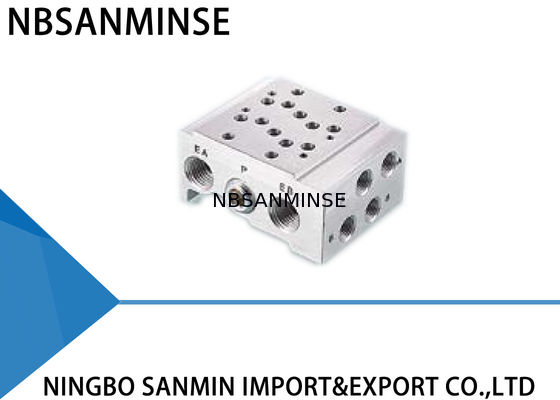 Bagian Katup Solenoid Pneumatik Manifold Base SMC AirTAC CKD Tipe Koganei