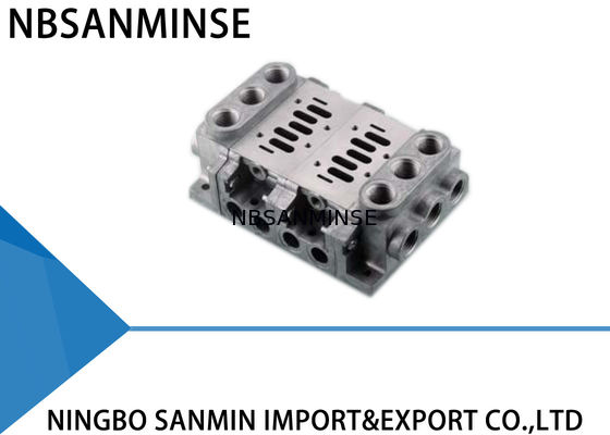 Bagian Katup Solenoid Pneumatik Manifold Base SMC AirTAC CKD Tipe Koganei